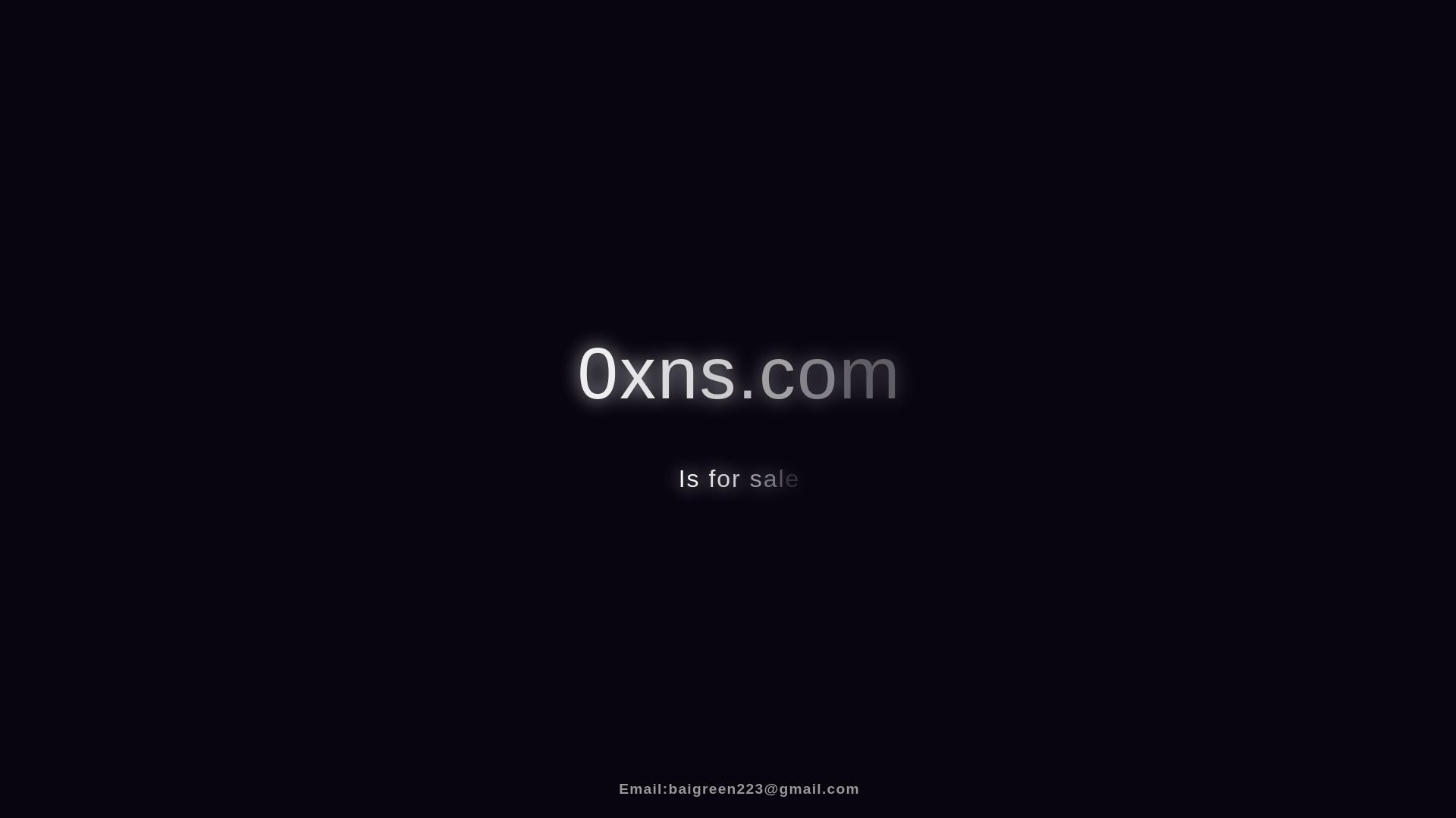 Website status 0xns.com is   ONLINE
