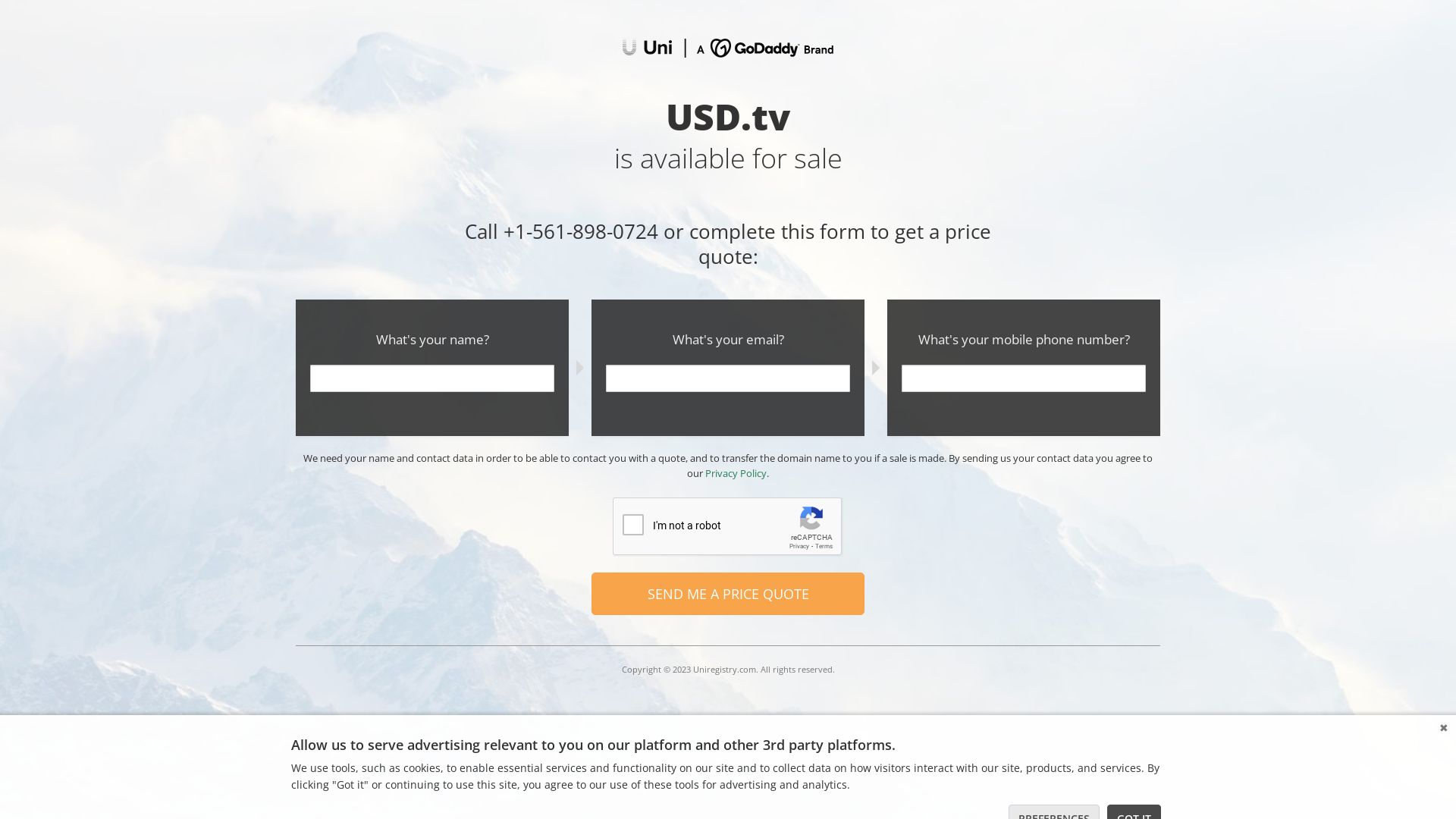 Website status 1.usd.tv is   ONLINE