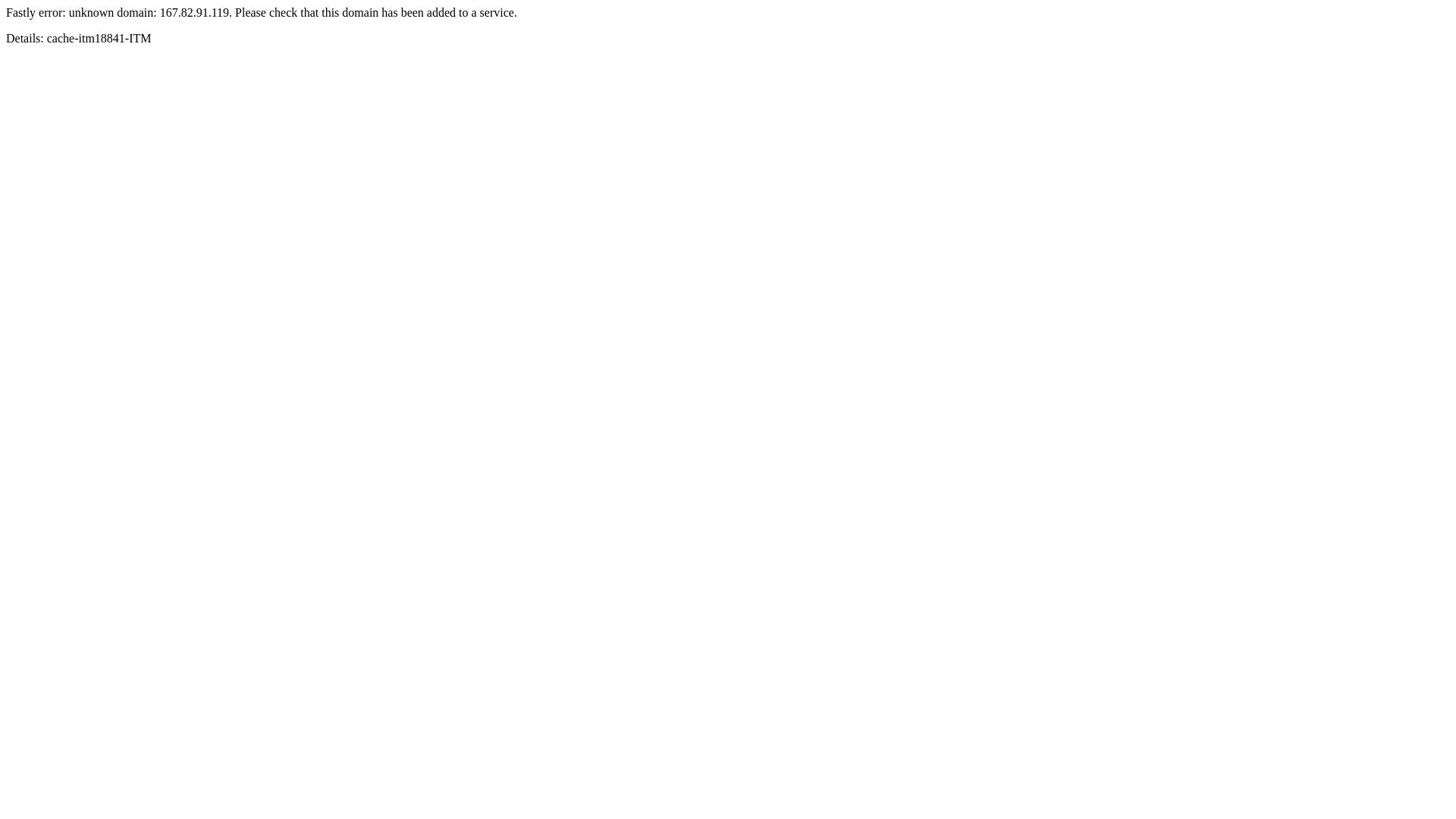Website status 167.82.91.119 is   ONLINE