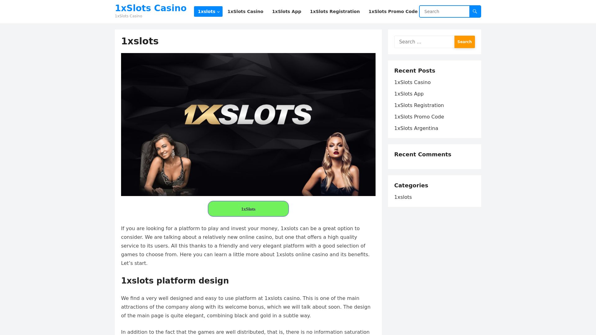 Website status 1xslots-casinos.net is   ONLINE