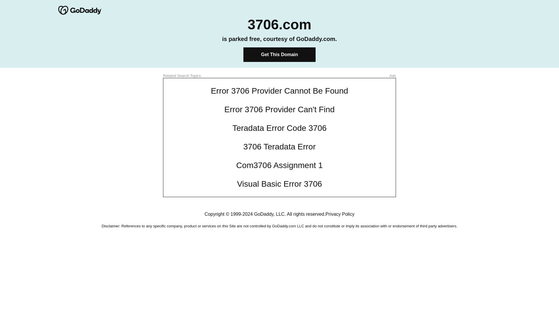Website status 3706.com is   ONLINE