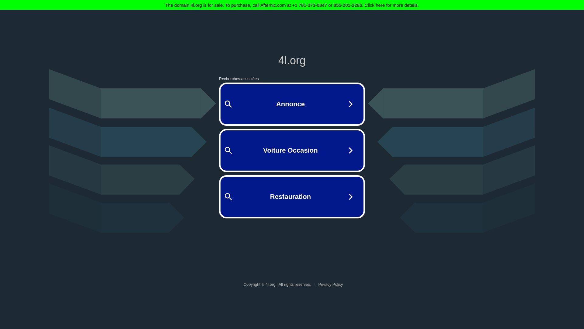 Website status 4l.org is   ONLINE