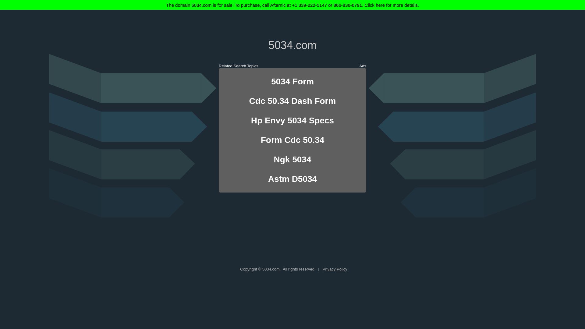 Website status 5034.com is   ONLINE