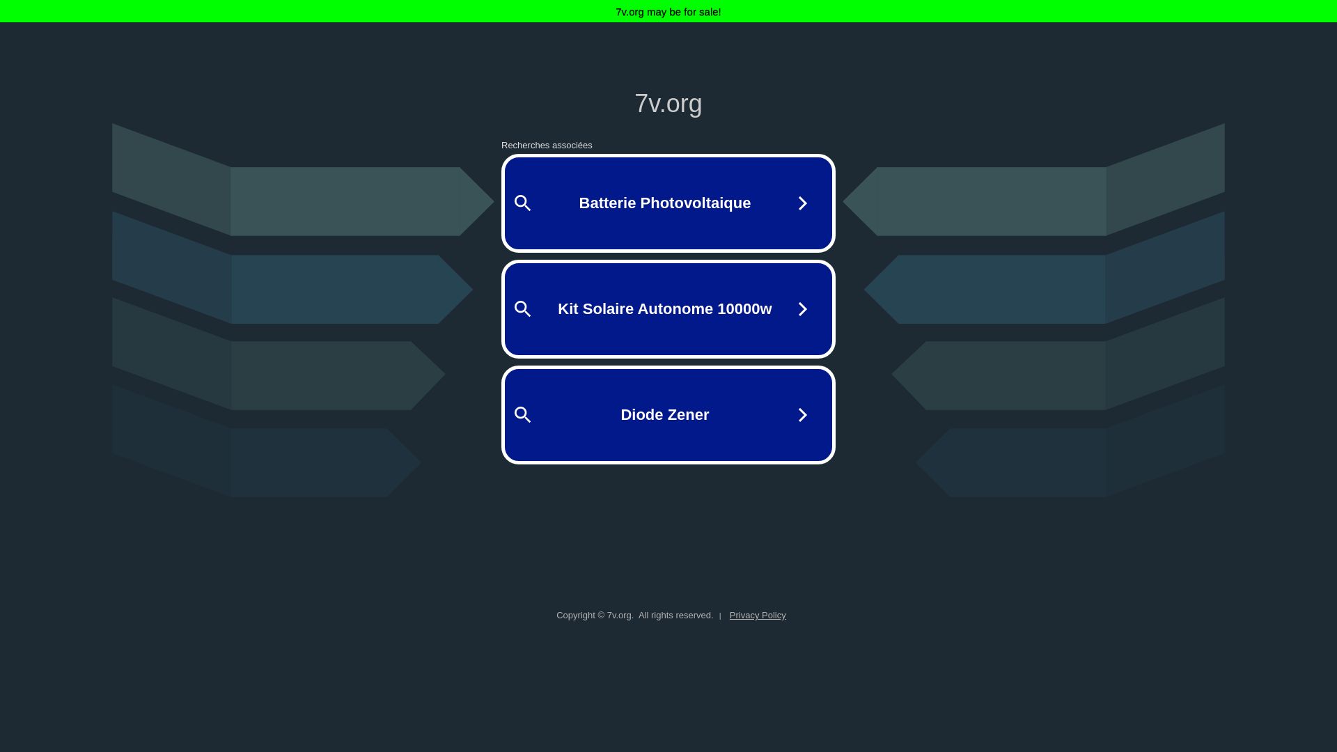 Website status 7v.org is   ONLINE