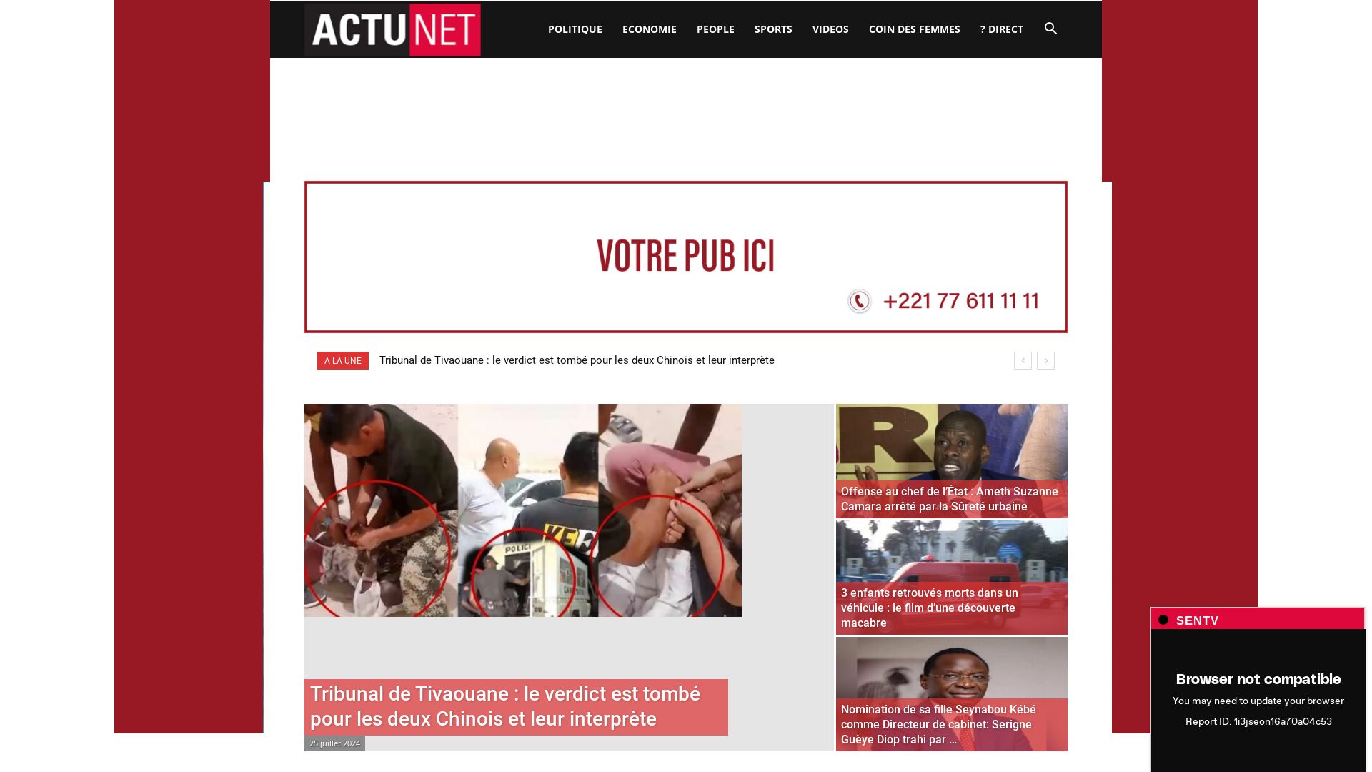 Website status actunet.net is   ONLINE