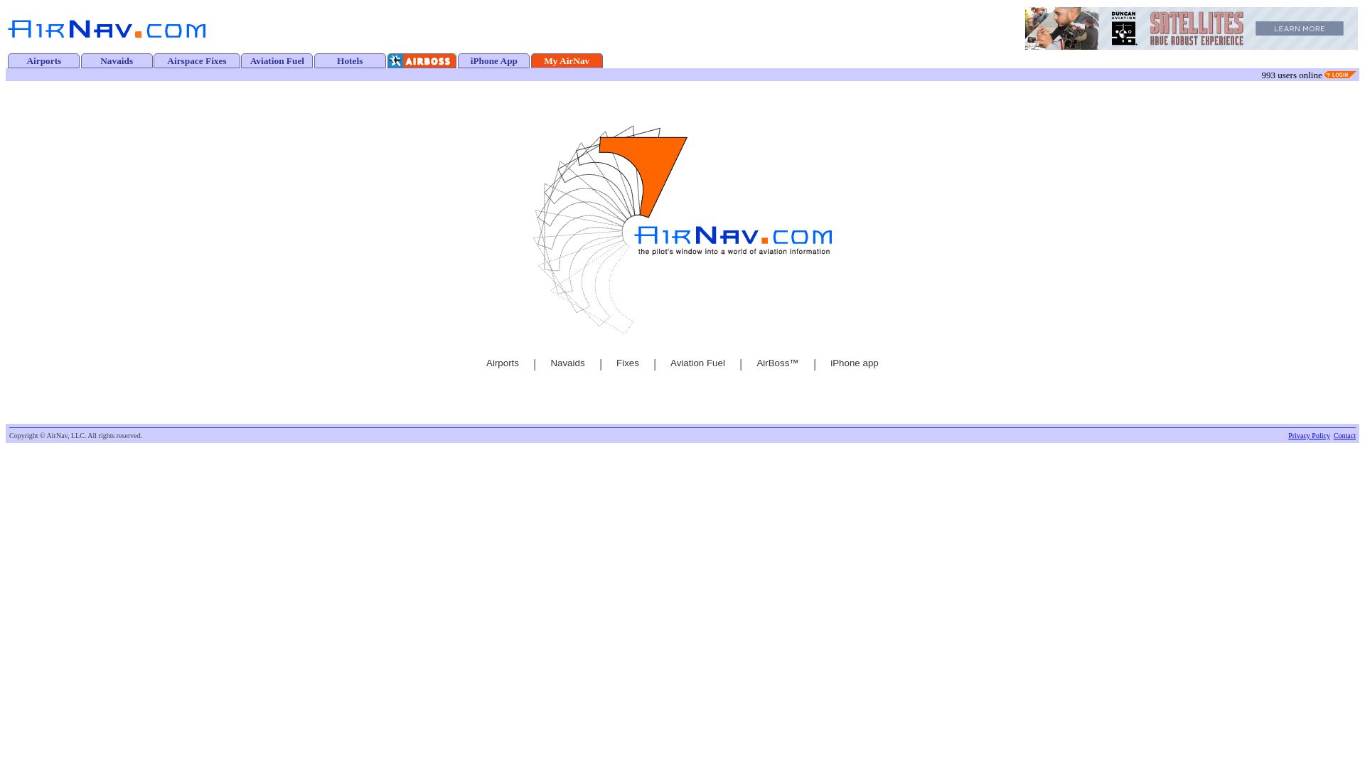 Website status airnav.com is   ONLINE