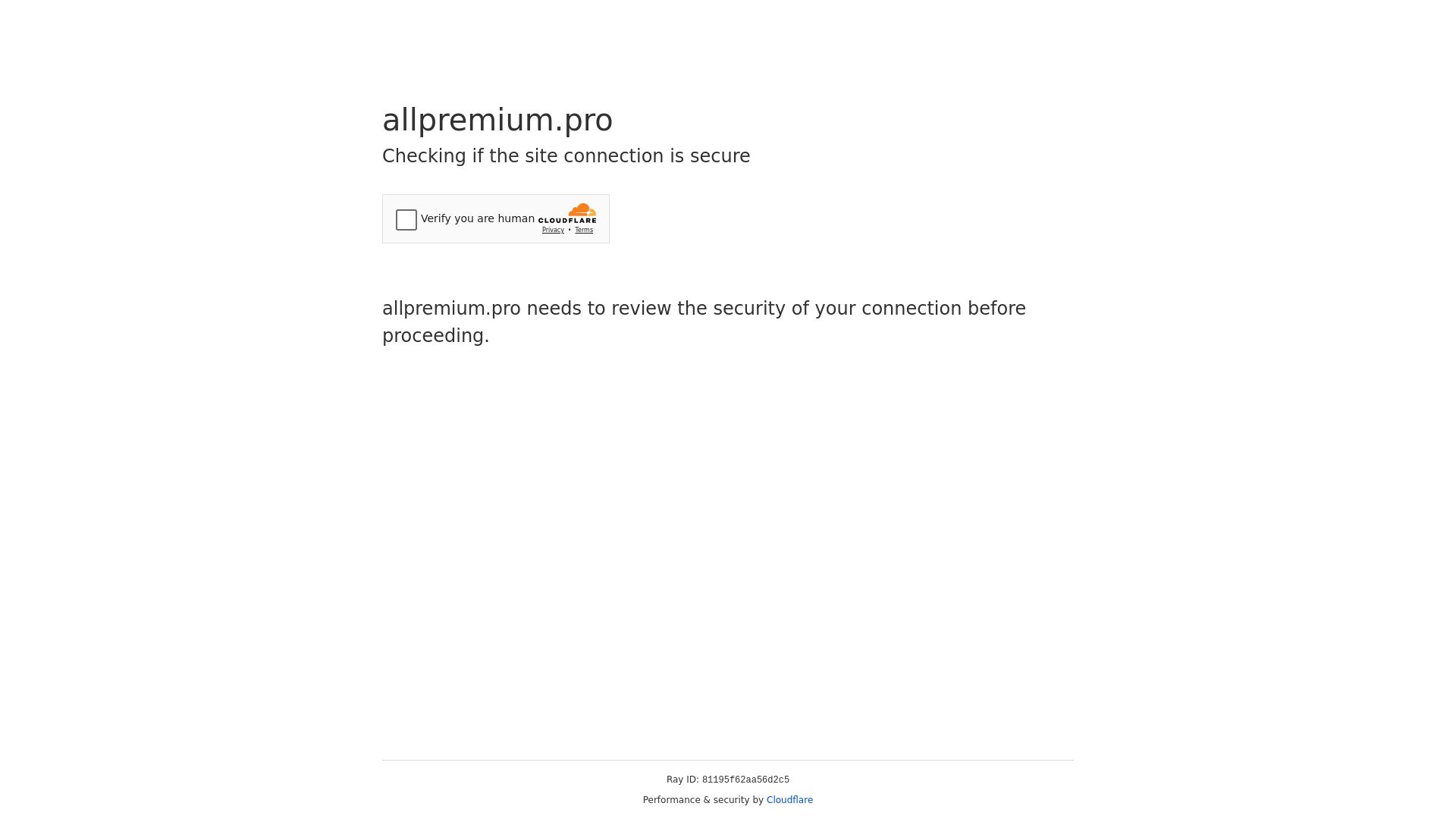 Website status allpremium.pro is   ONLINE
