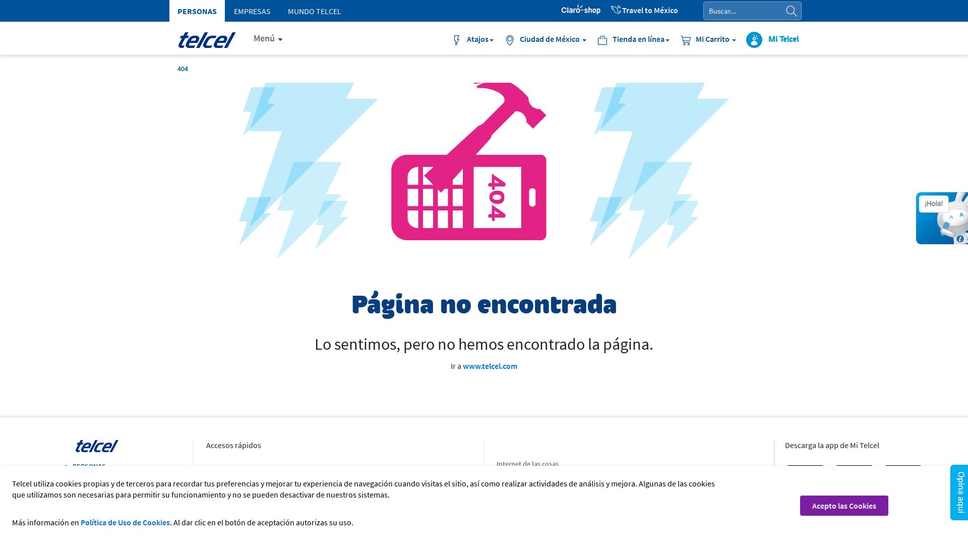 Website status amigo.telcel.com is   ONLINE