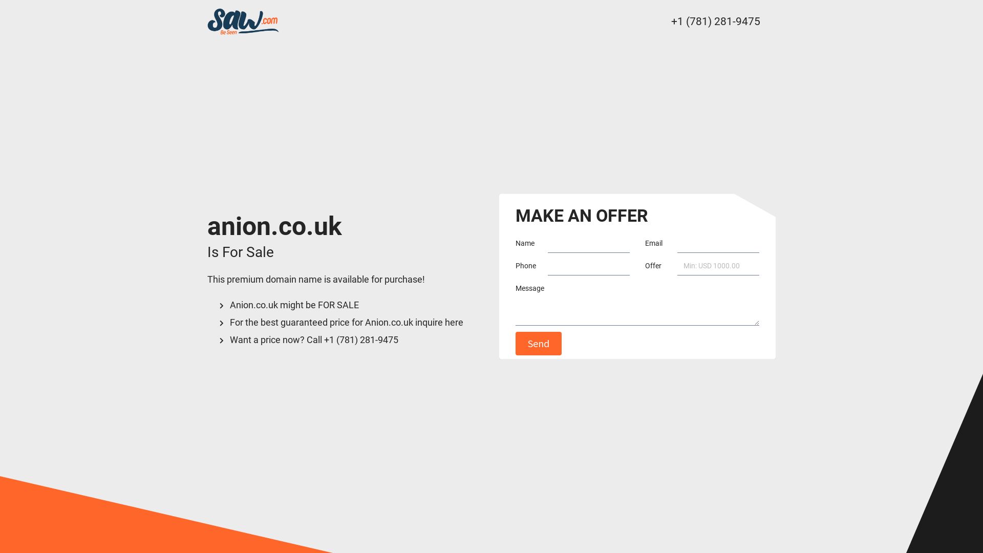 Website status anion.co.uk is   ONLINE