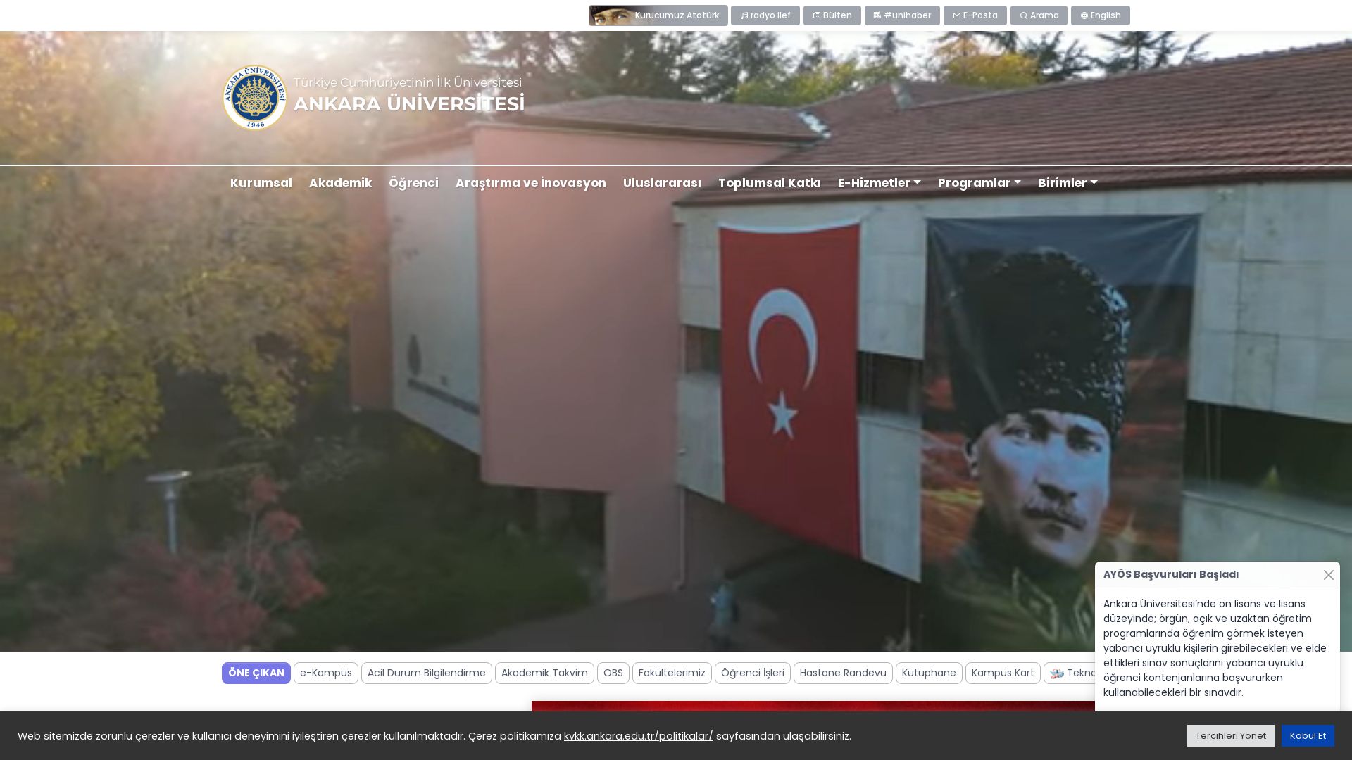 Website status ankara.edu.tr is   ONLINE