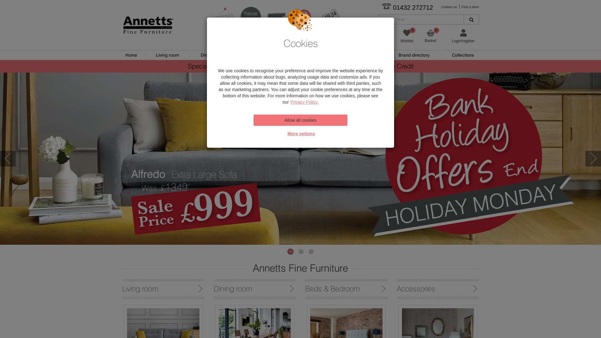 Website status annetts.co.uk is   ONLINE