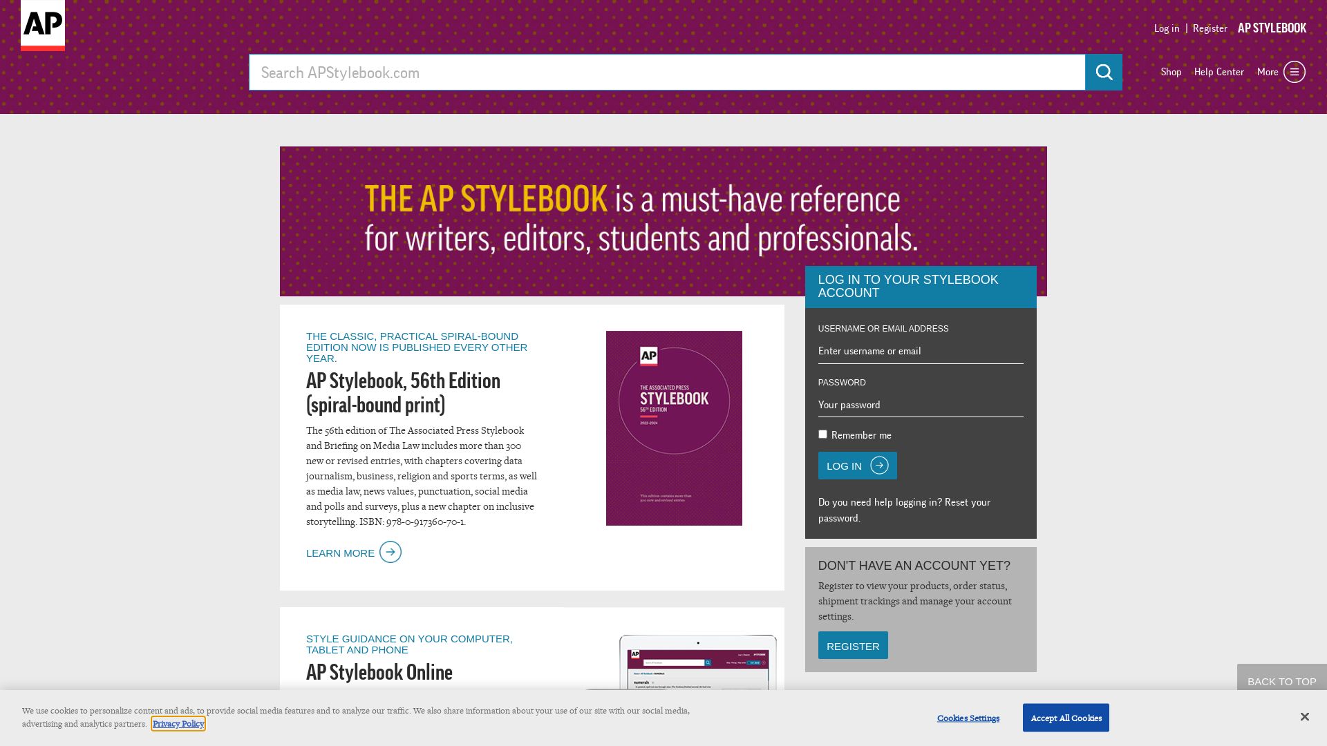 Website status apstylebook.com is   ONLINE
