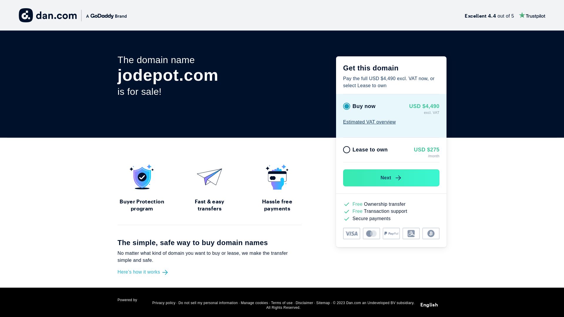 Website status ar.jodepot.com is   ONLINE