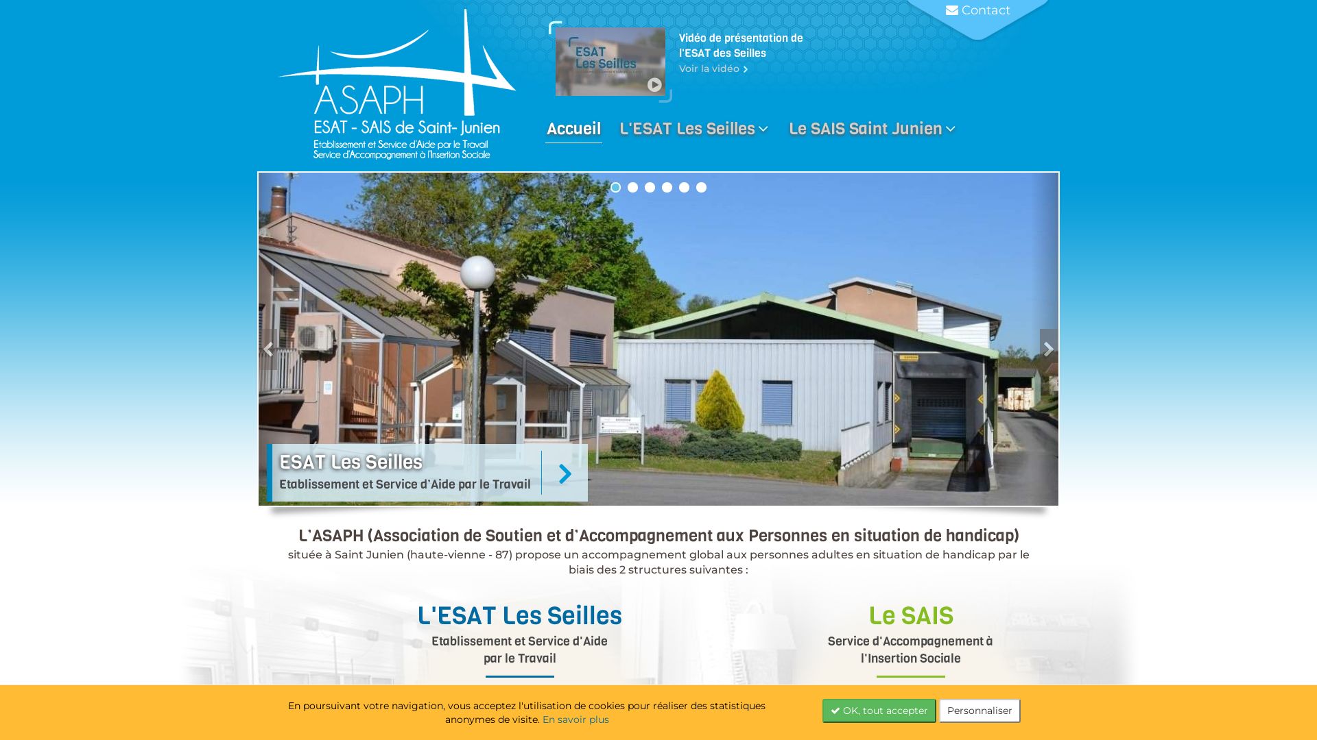 Website status asaph.fr is   ONLINE