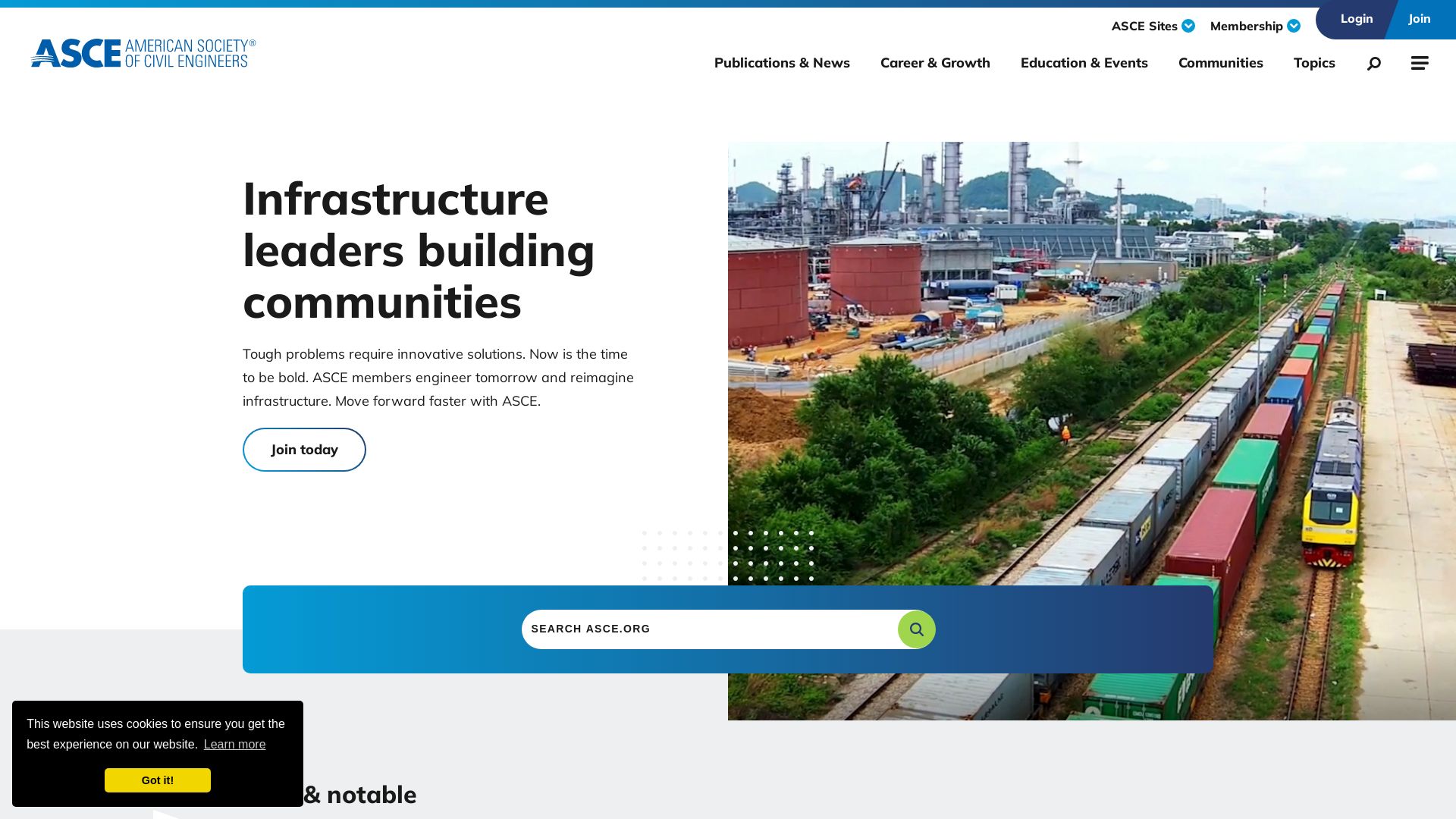 Website status asce.org is   ONLINE