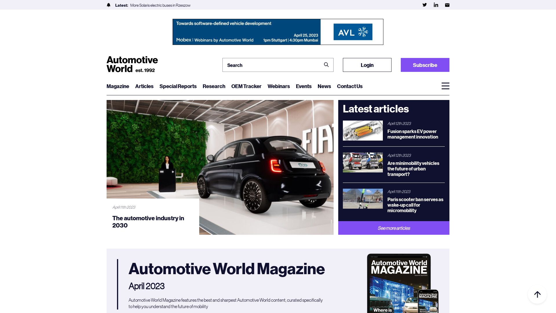 Website status automotiveworld.com is   ONLINE
