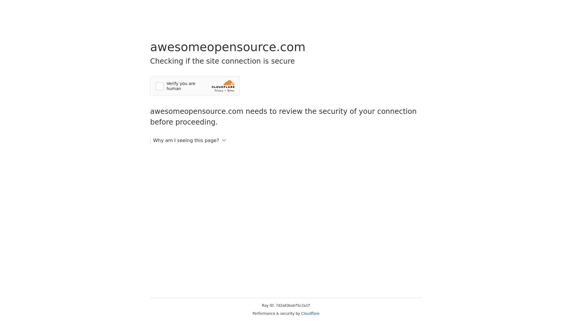 Website status awesomeopensource.com is   ONLINE