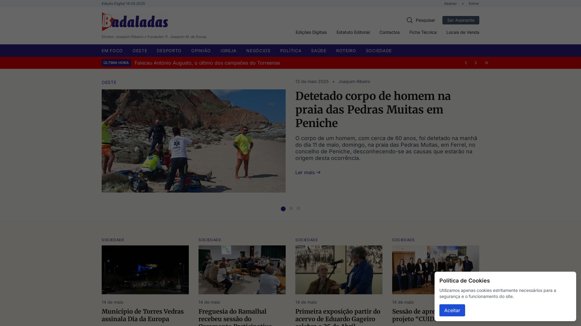 Website status badaladas.pt is   ONLINE