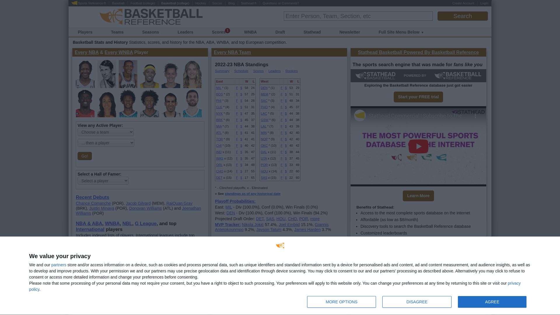 Website status basketball-reference.com is   ONLINE