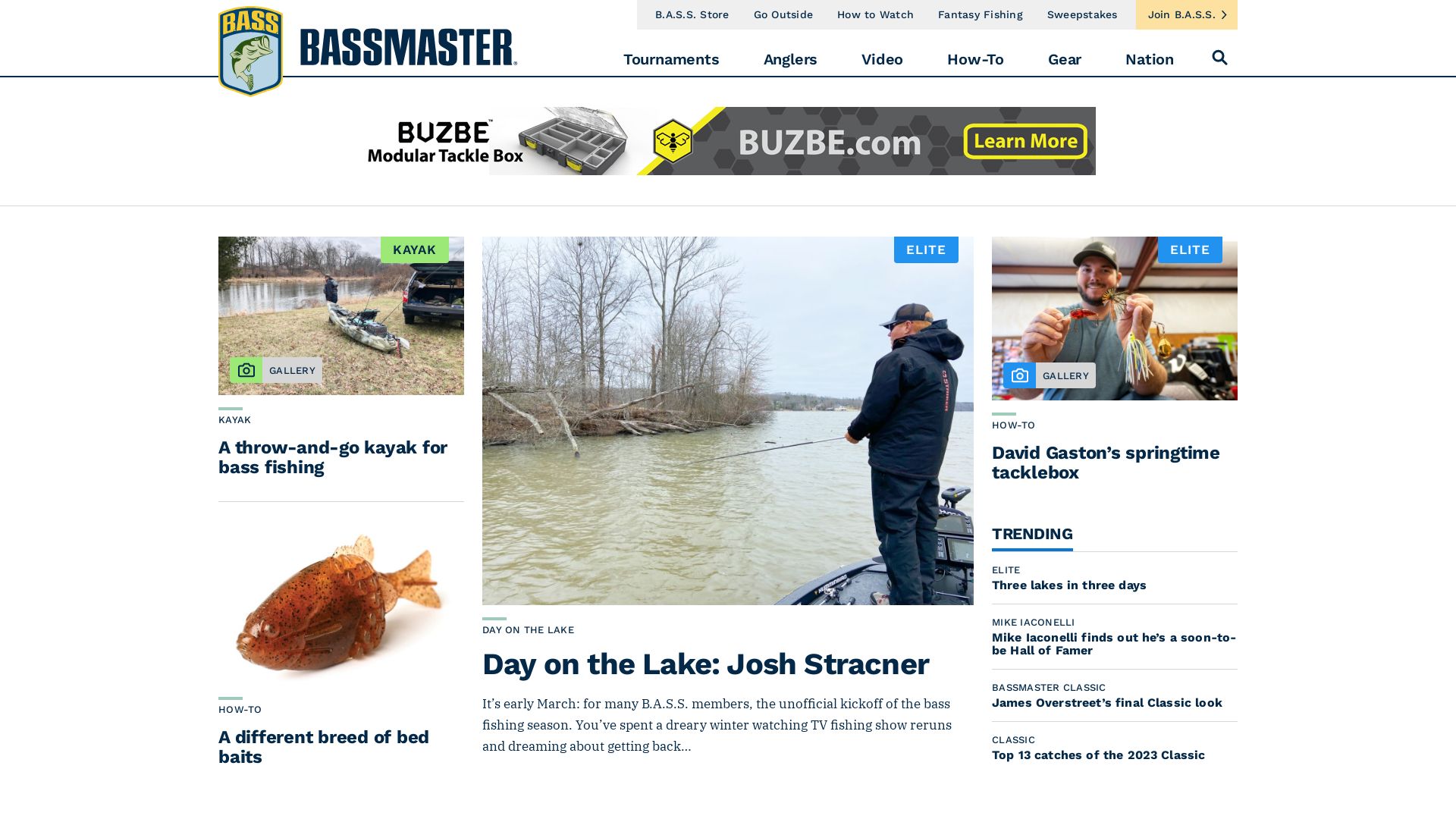 Website status bassmaster.com is   ONLINE