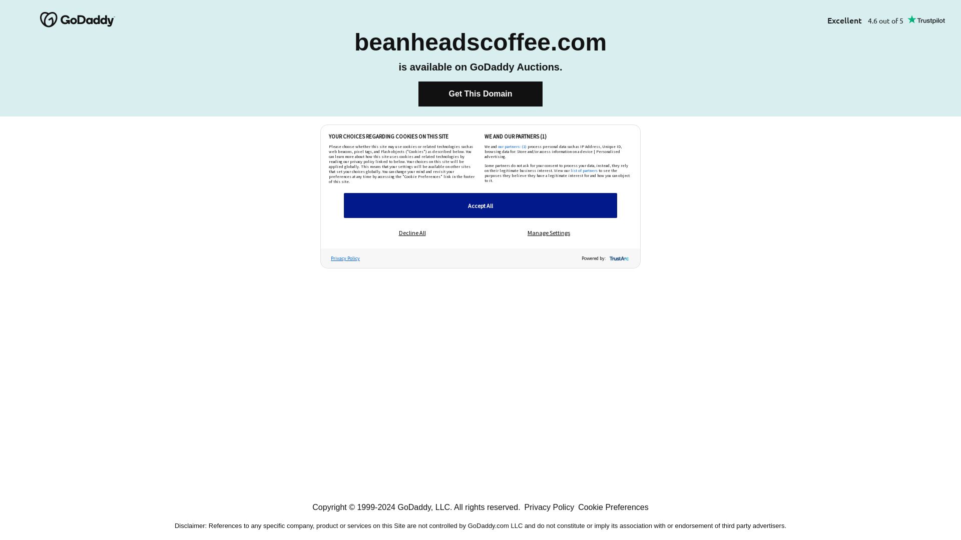 Website status beanheadscoffee.com is   ONLINE