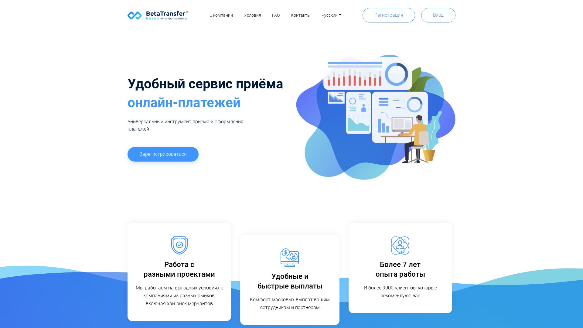 Website status betatransfer.io is   ONLINE