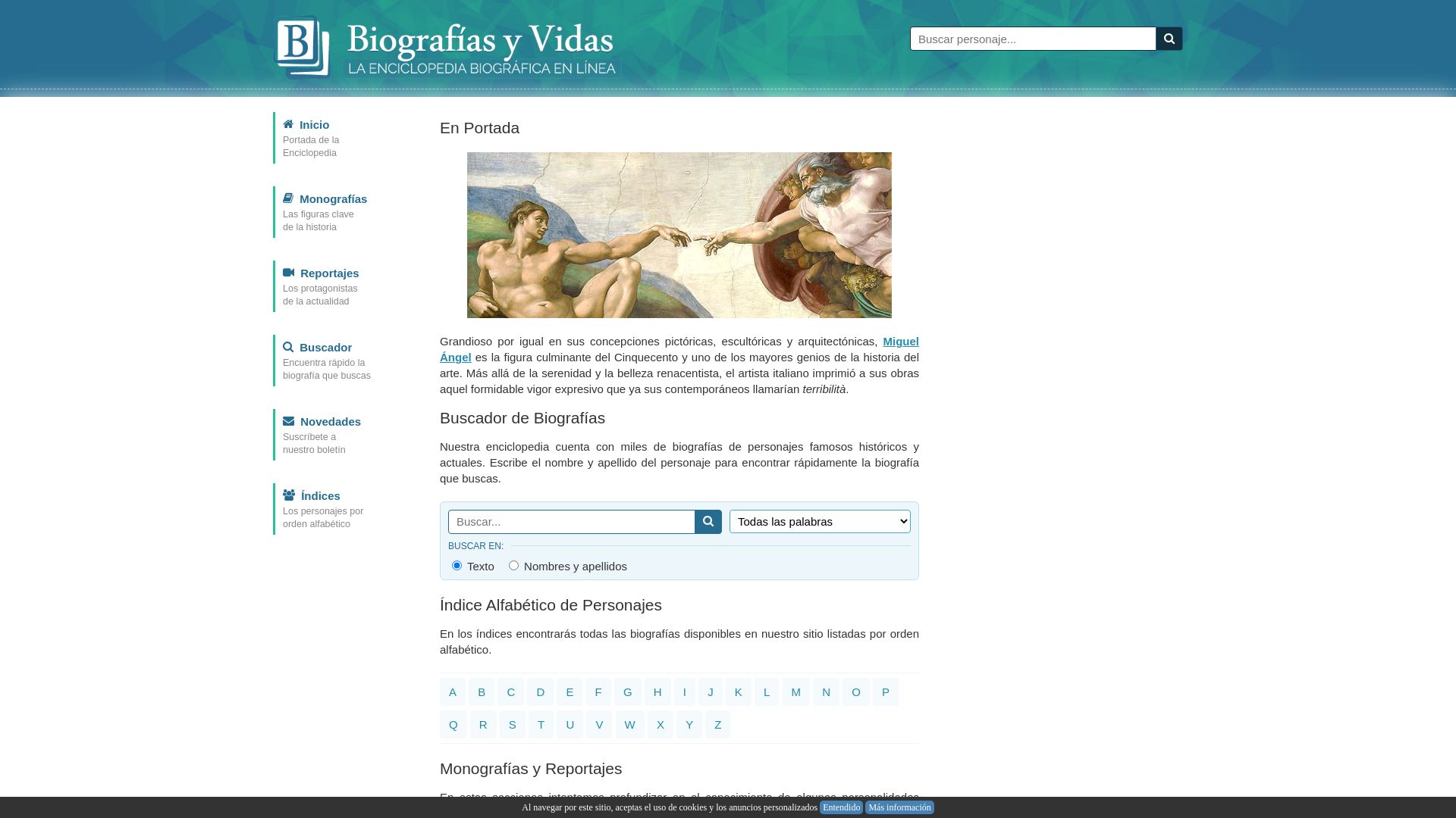 Website status biografiasyvidas.com is   ONLINE
