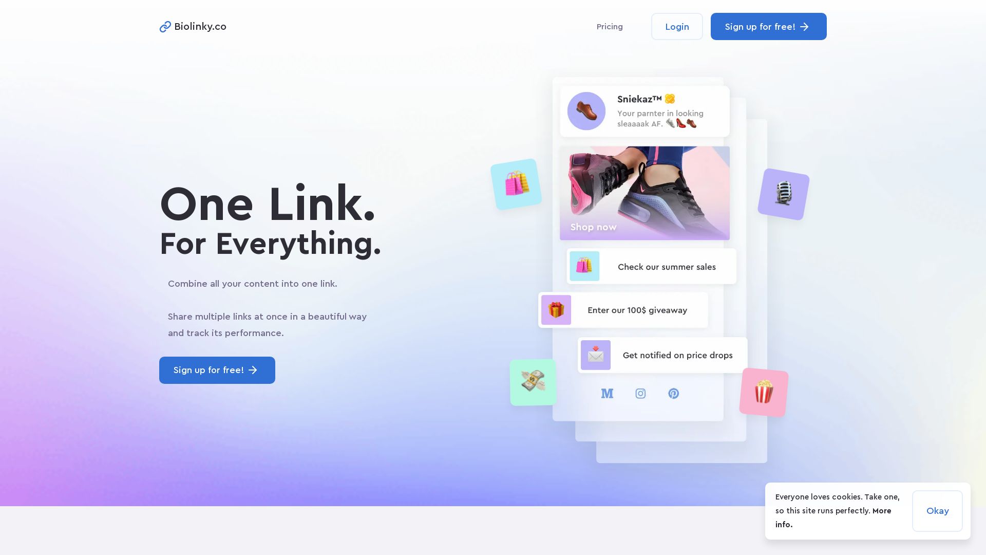 Website status biolinky.co is   ONLINE