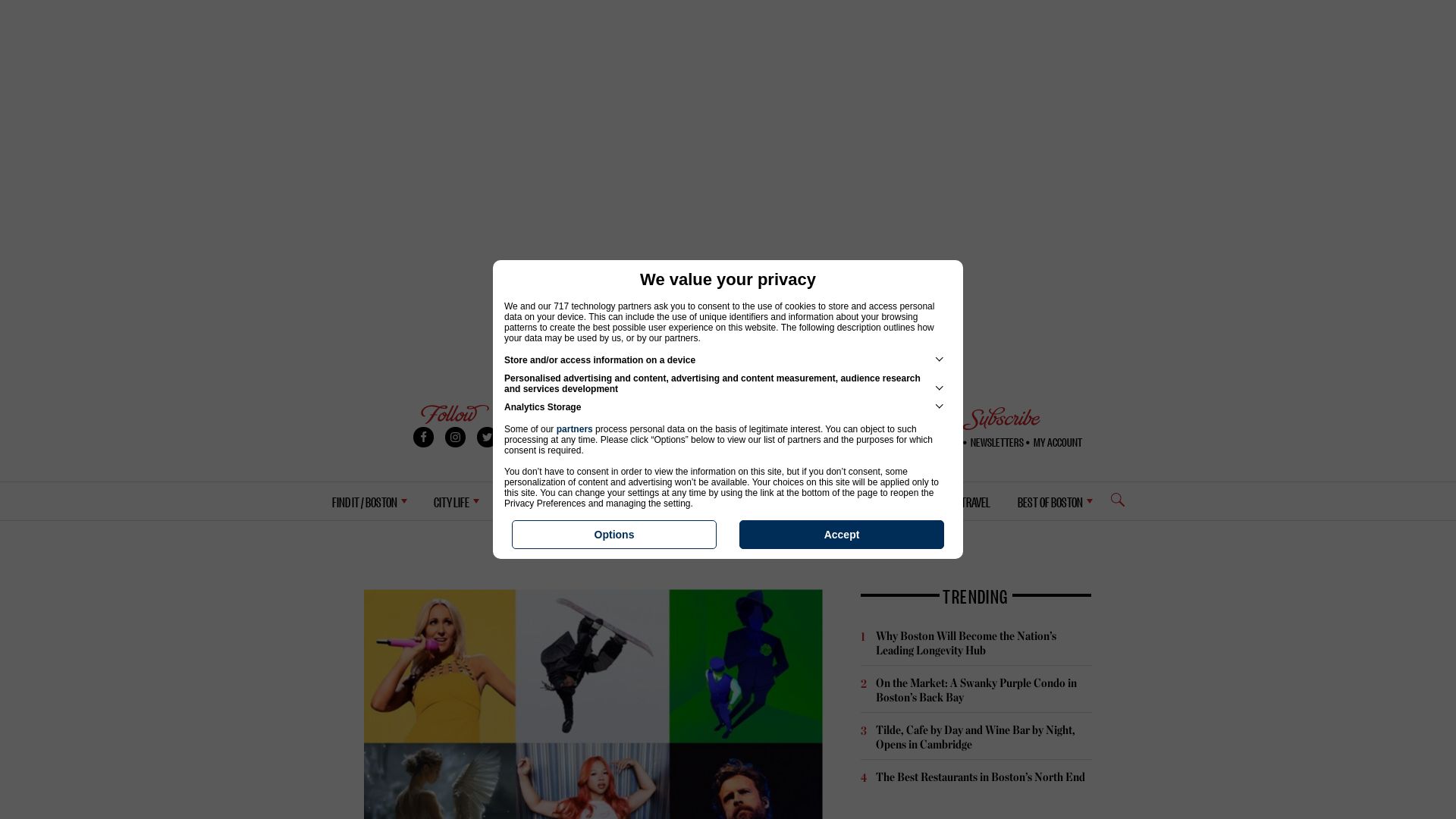 Website status bostonmagazine.com is   ONLINE