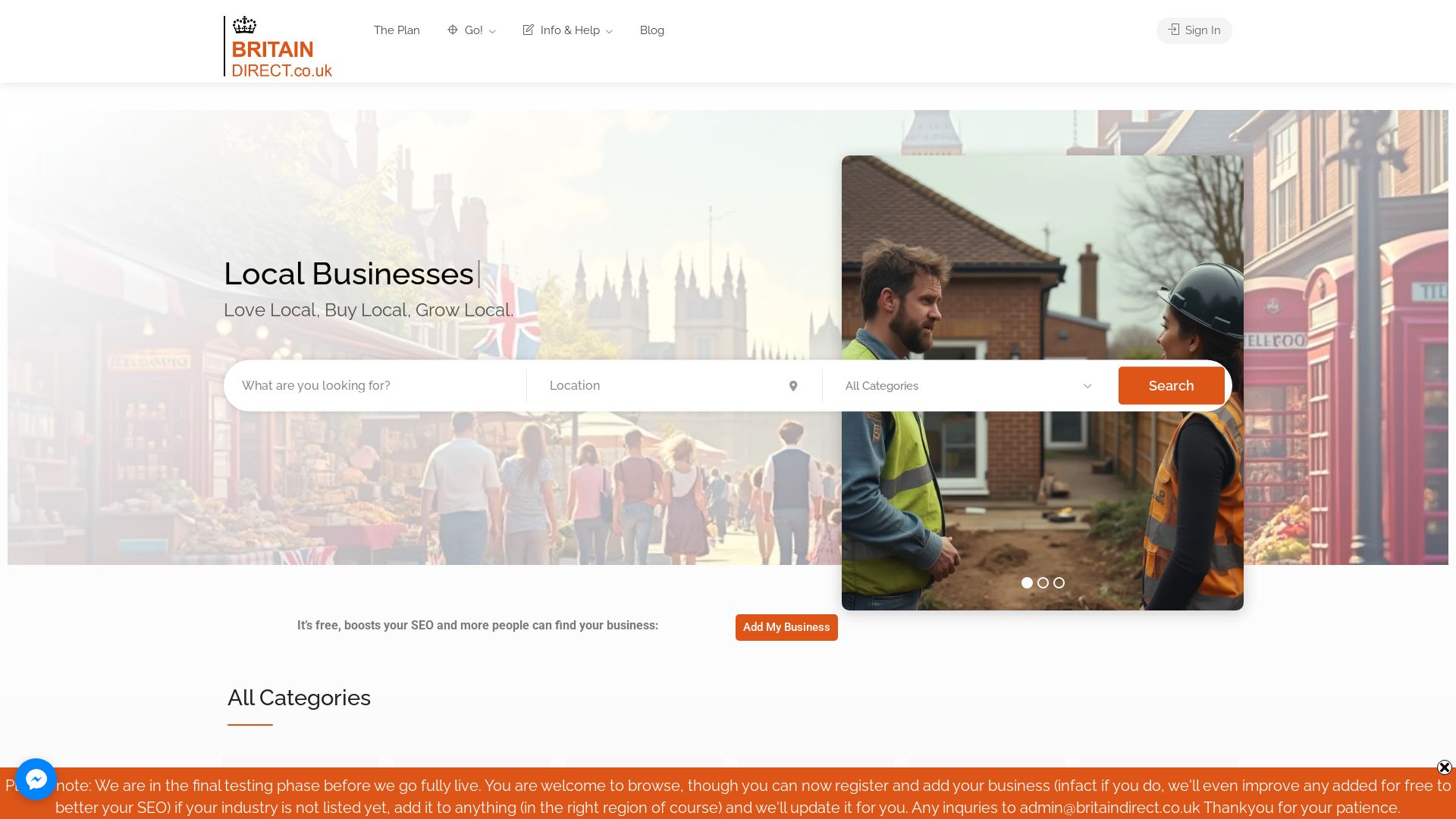 Website status britaindirect.co.uk is   ONLINE