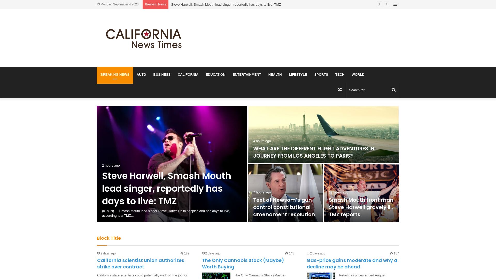 Website status californianewstimes.com is   ONLINE
