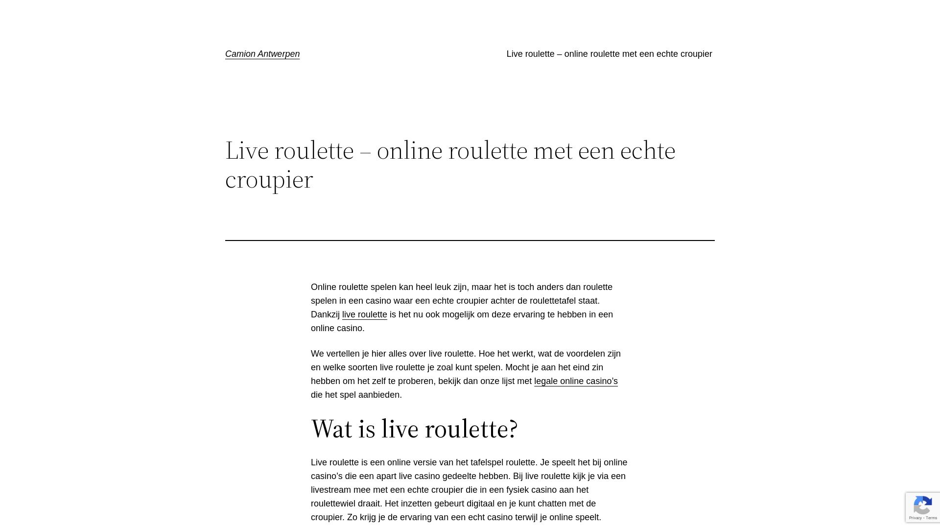 Website status camion-antwerpen.be is   ONLINE