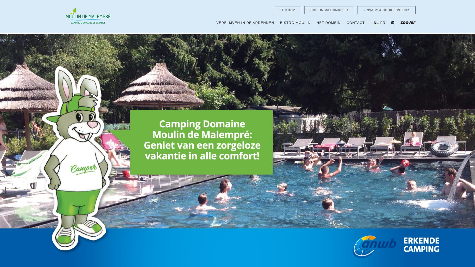Website status camping-malempre.be is   ONLINE