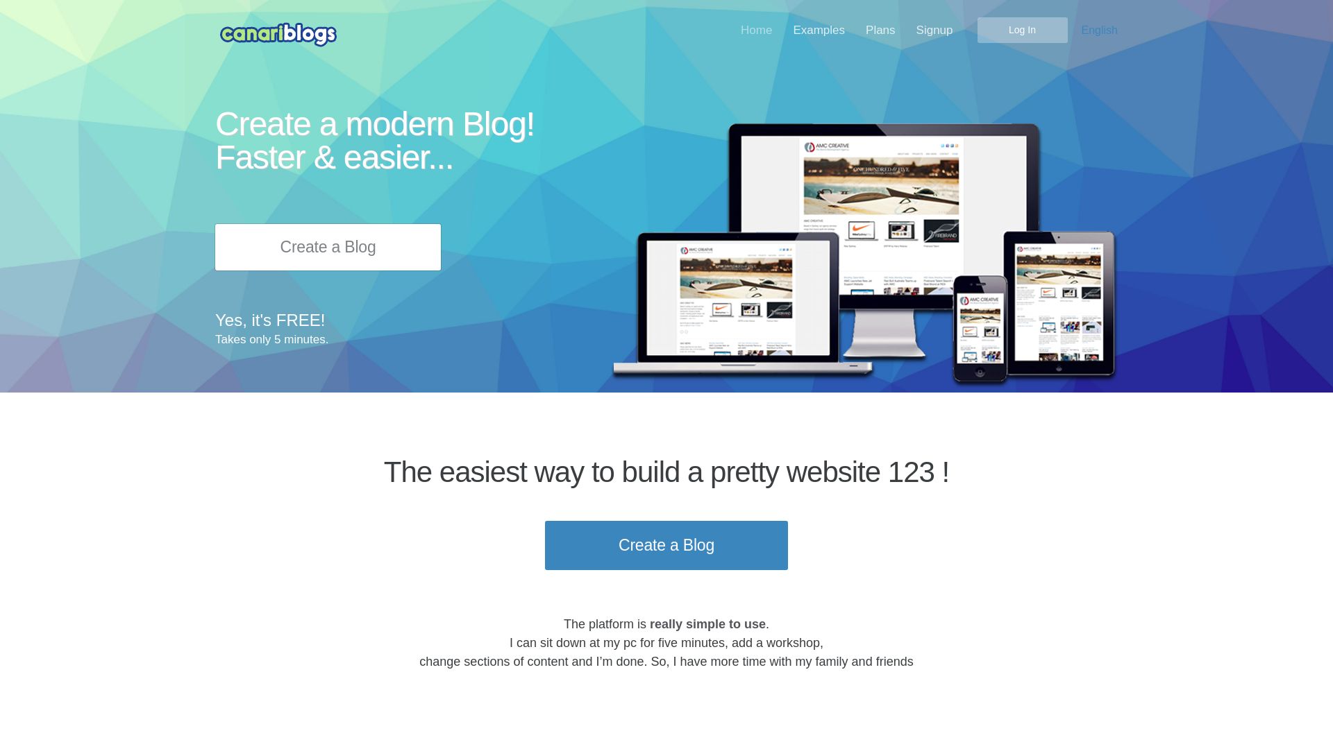 Website status canariblogs.com is   ONLINE