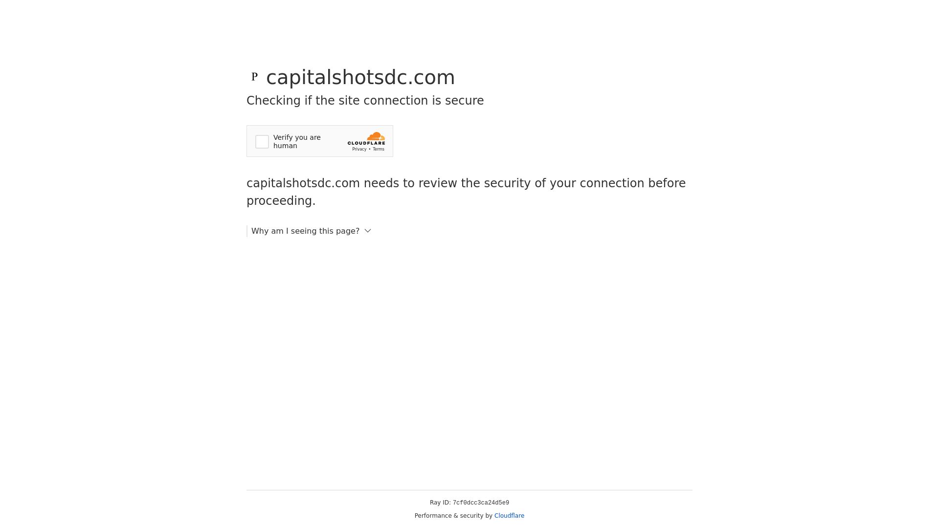 Website status capitalshotsdc.com is   ONLINE