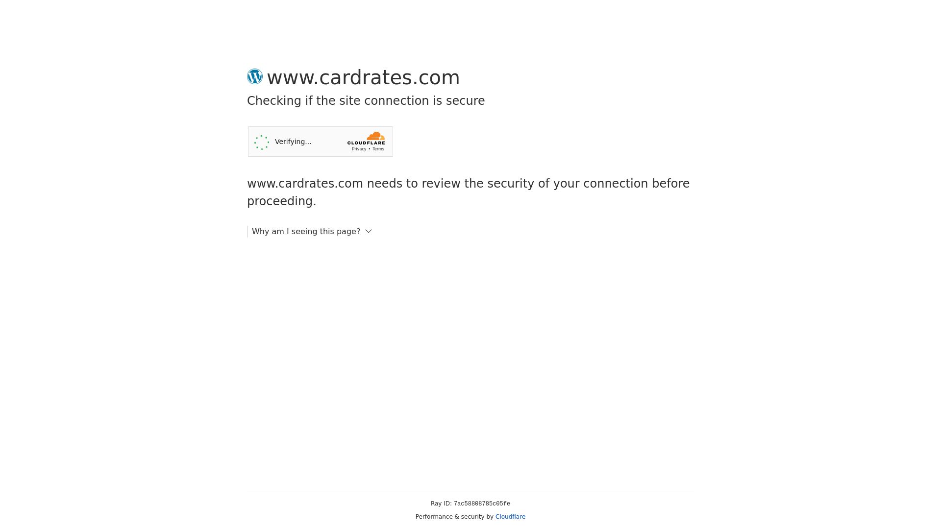 Website status cardrates.com is   ONLINE