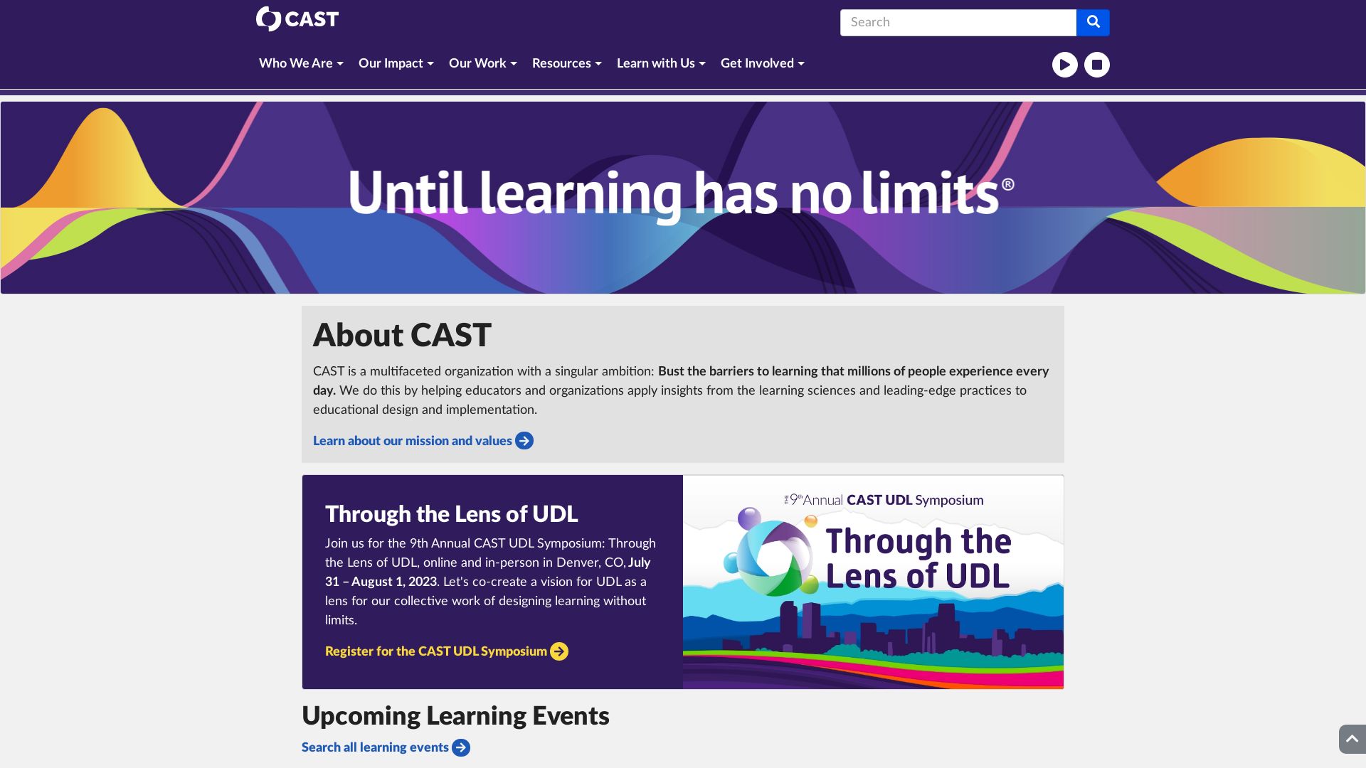 Website status cast.org is   ONLINE