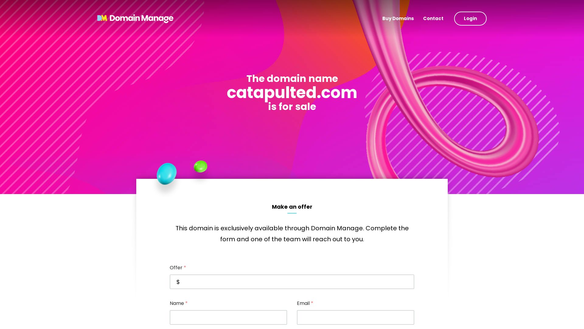 Website status catapulted.com is   ONLINE