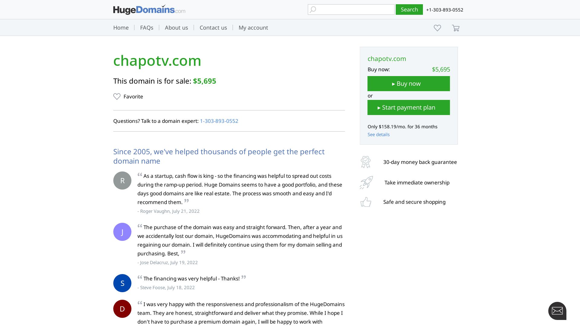 Website status chapotv.com is   ONLINE