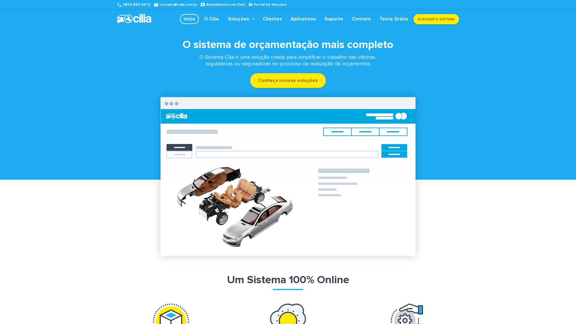Website status cilia.com is   ONLINE