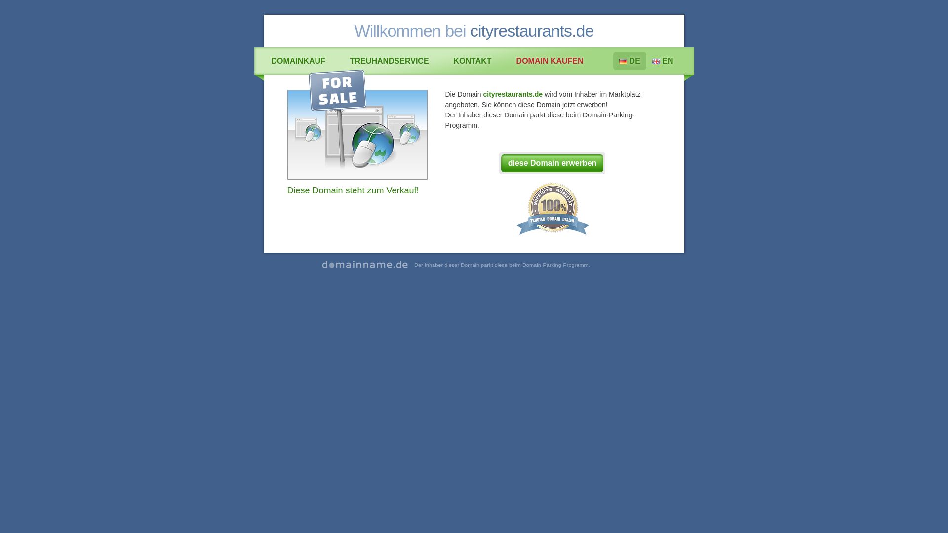 Website status cityrestaurants.de is   ONLINE
