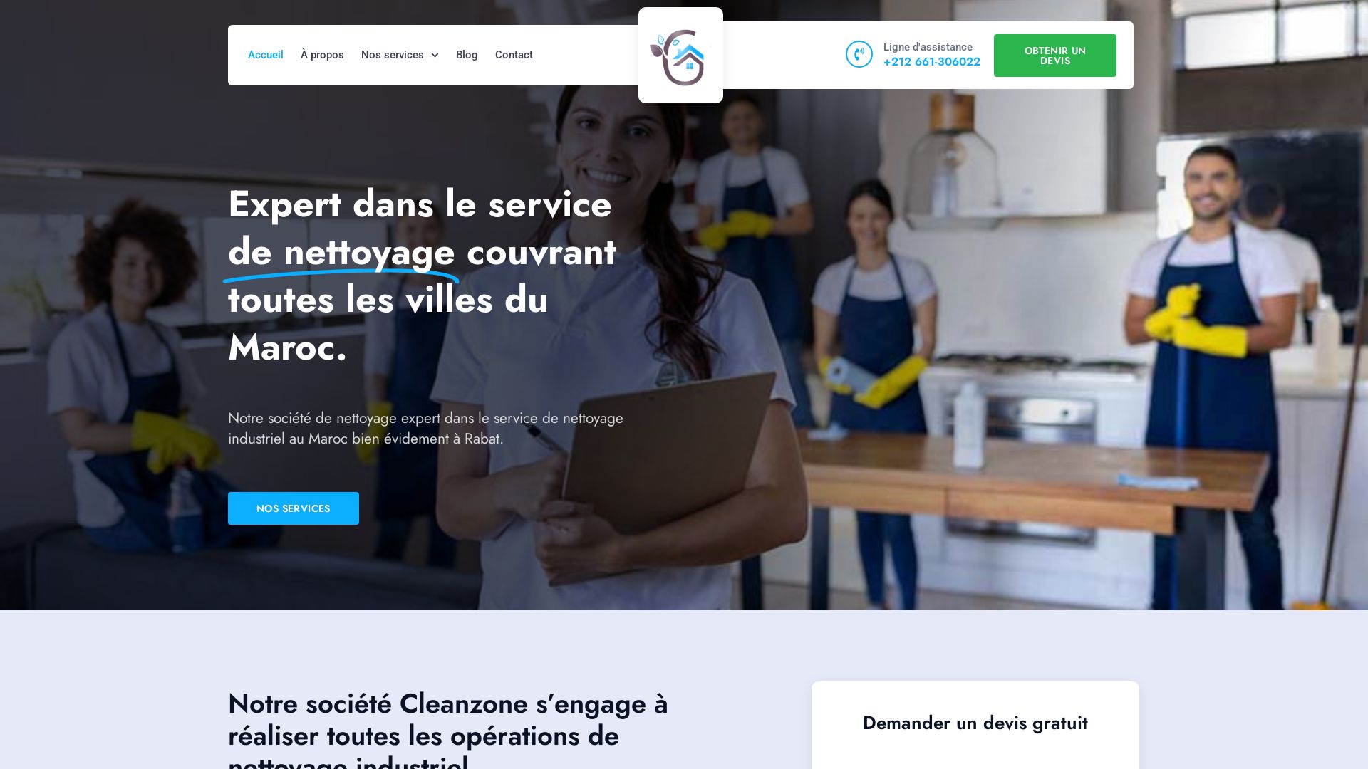 Website status cleanzone.ma is   ONLINE