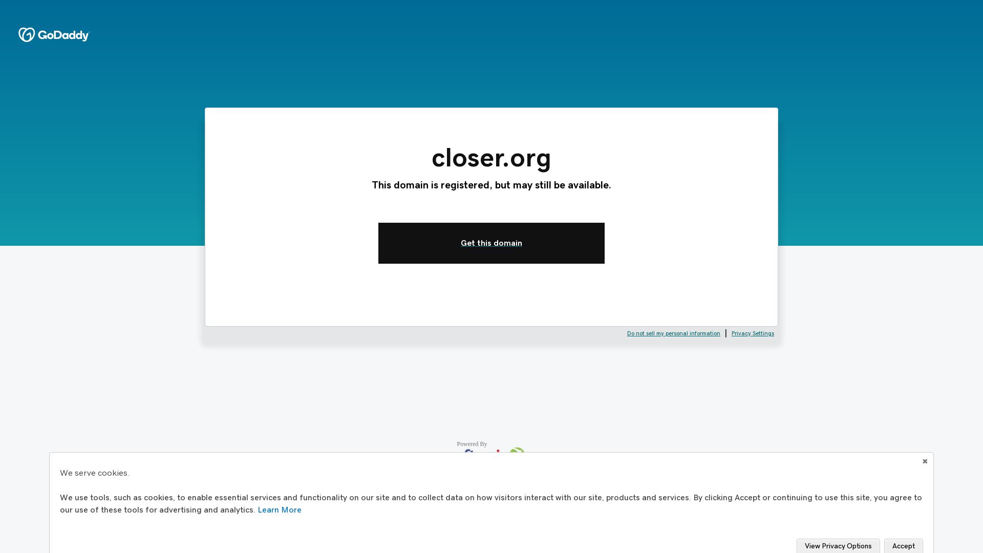 Website status closer.org is   ONLINE