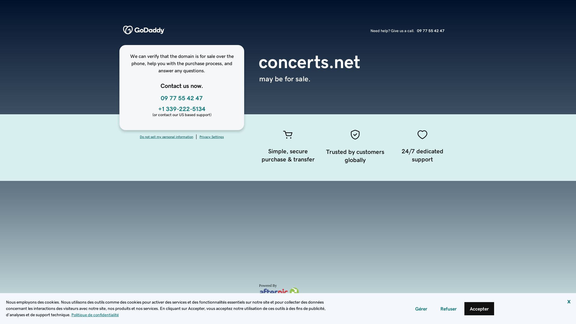 Website status concerts.net is   ONLINE