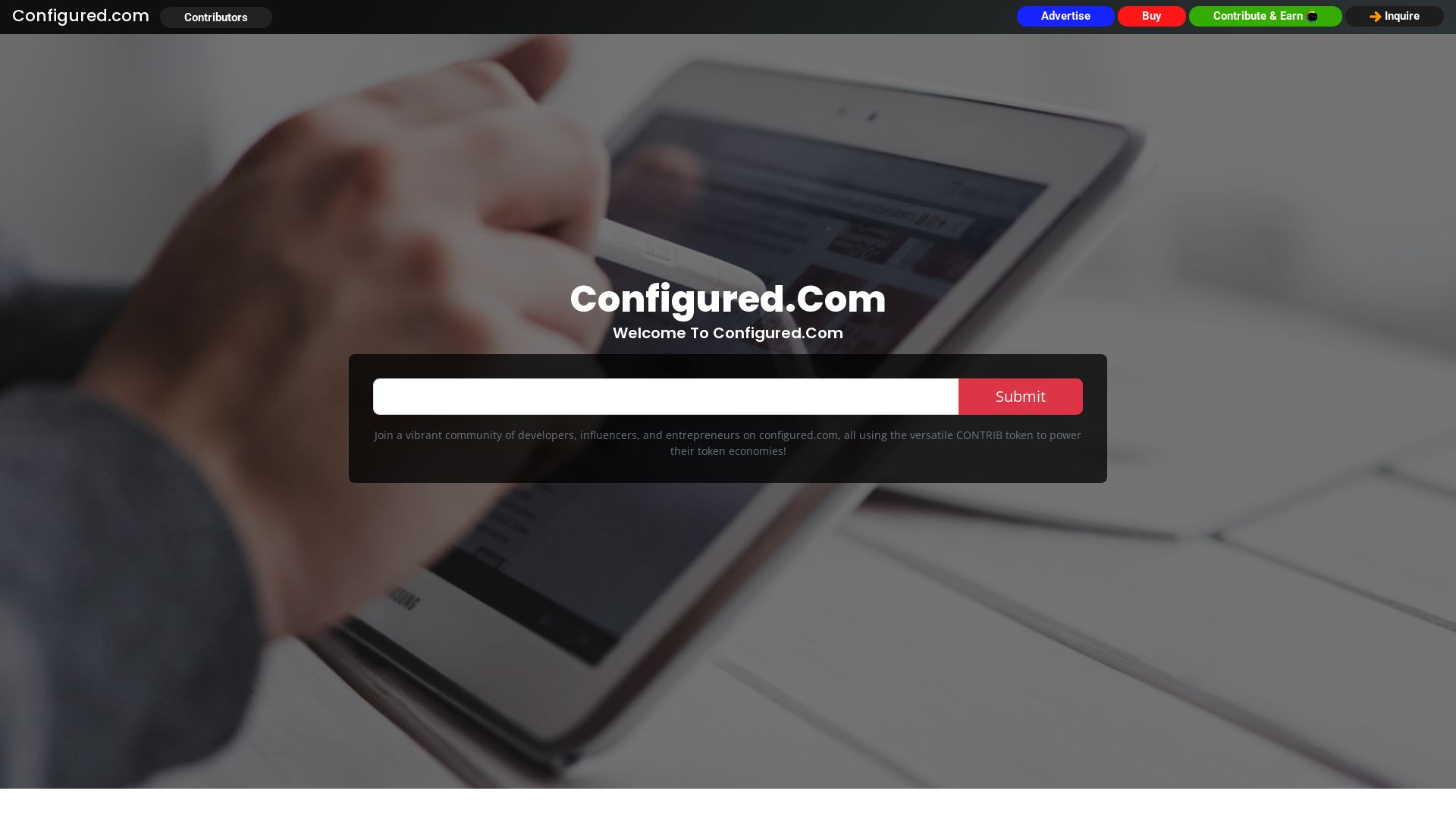 Website status configured.com is   ONLINE