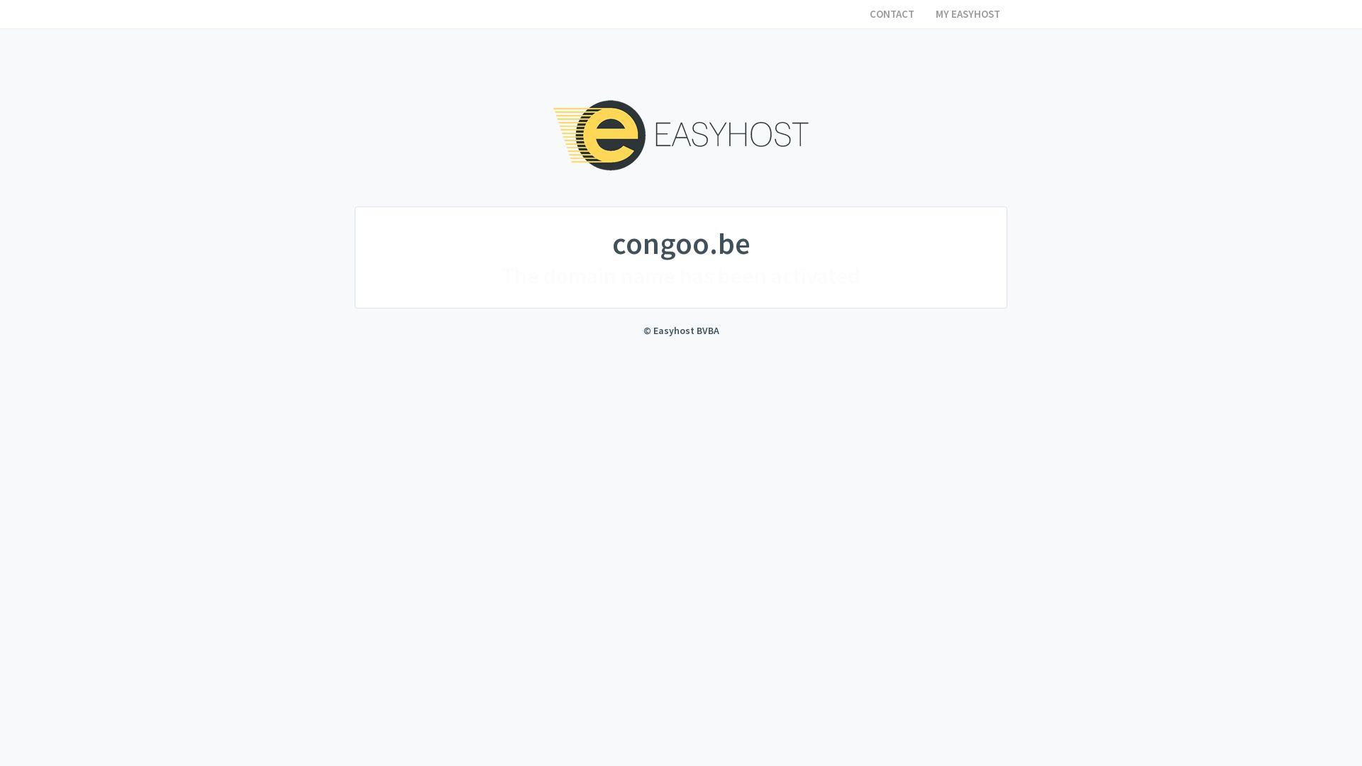 Website status congoo.be is   ONLINE