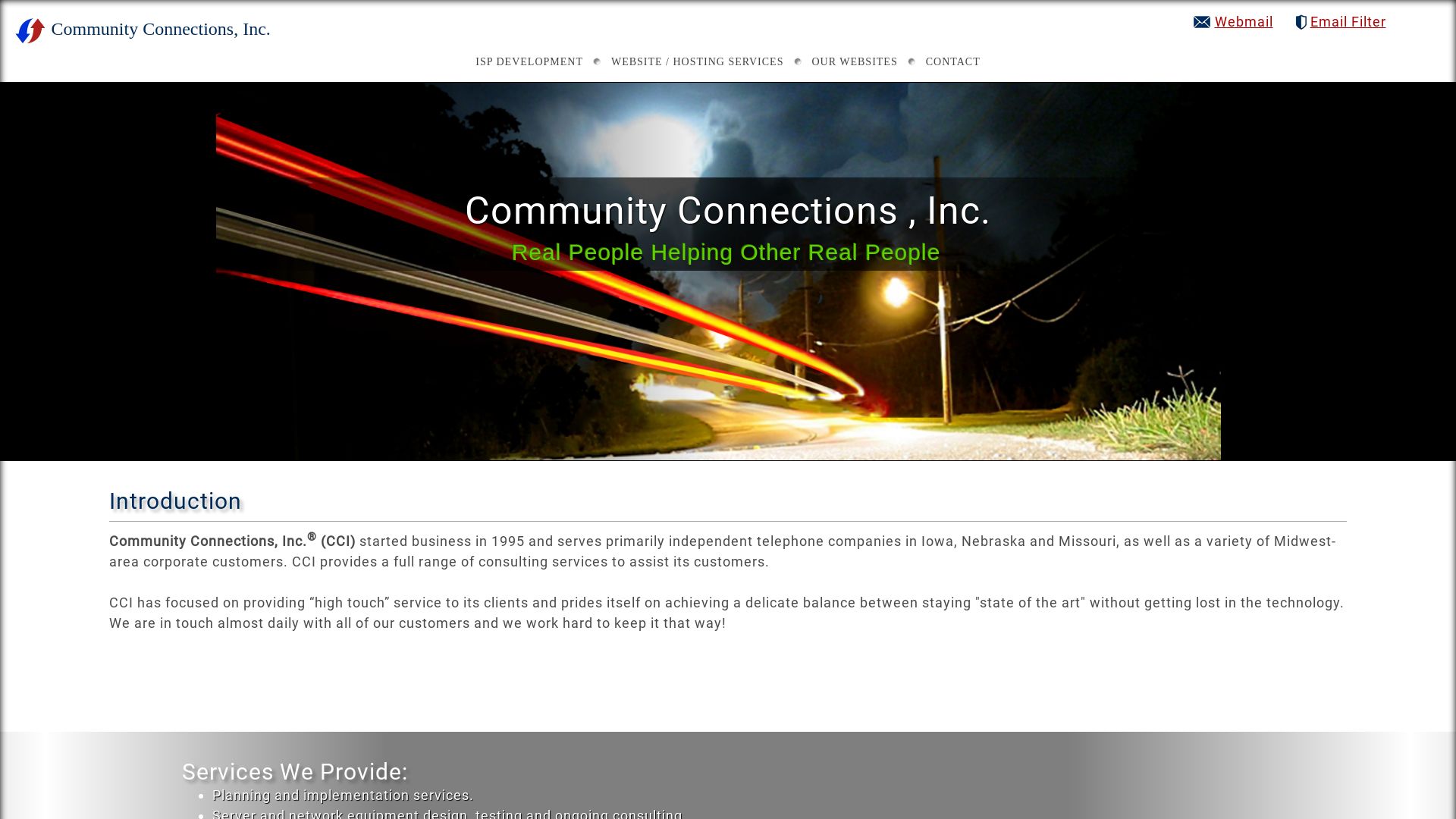 Website status connections.net is   ONLINE