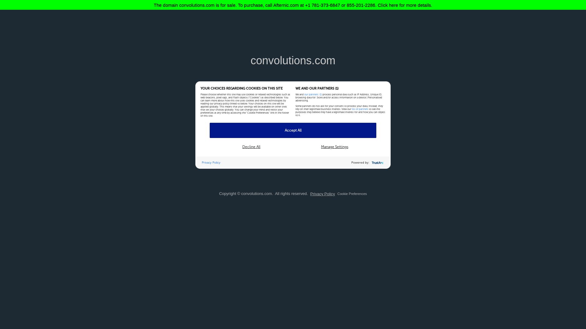 Website status convolutions.com is   ONLINE