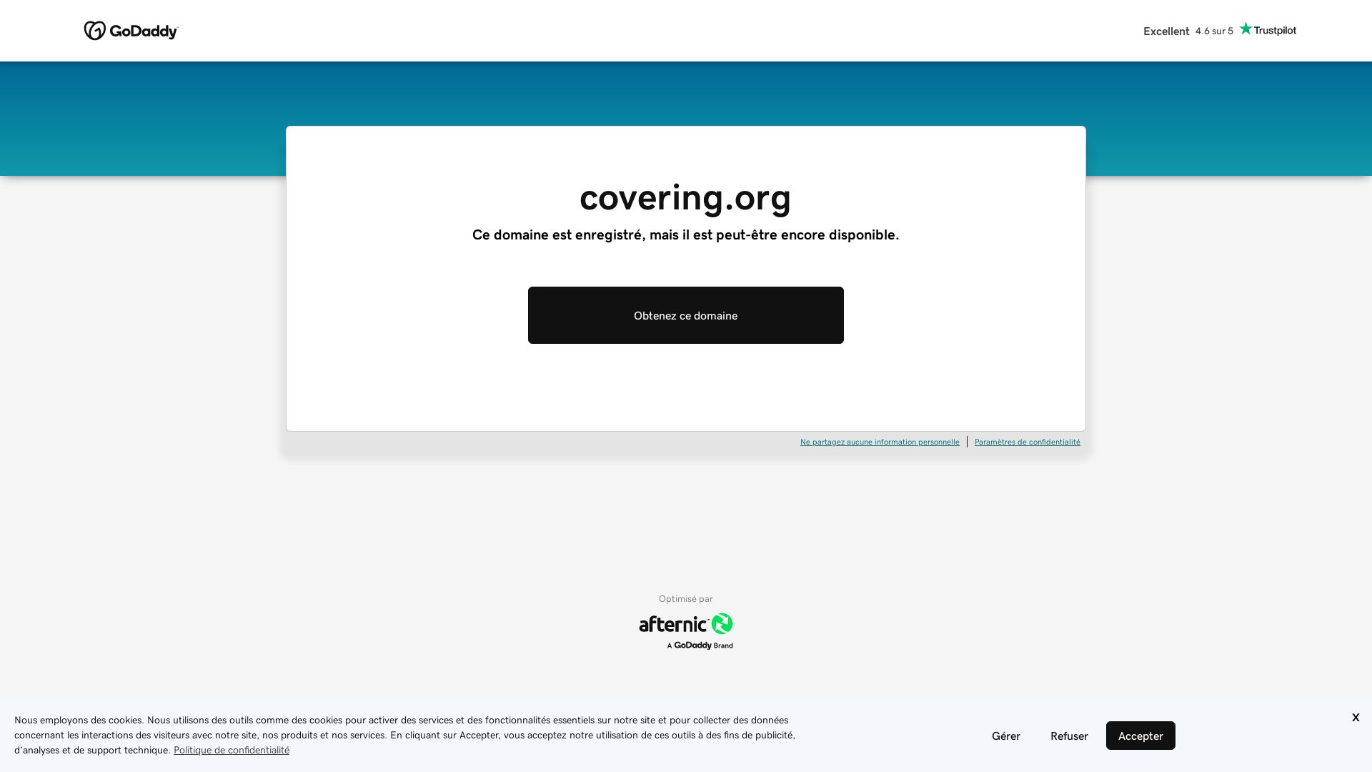 Website status covering.org is   ONLINE