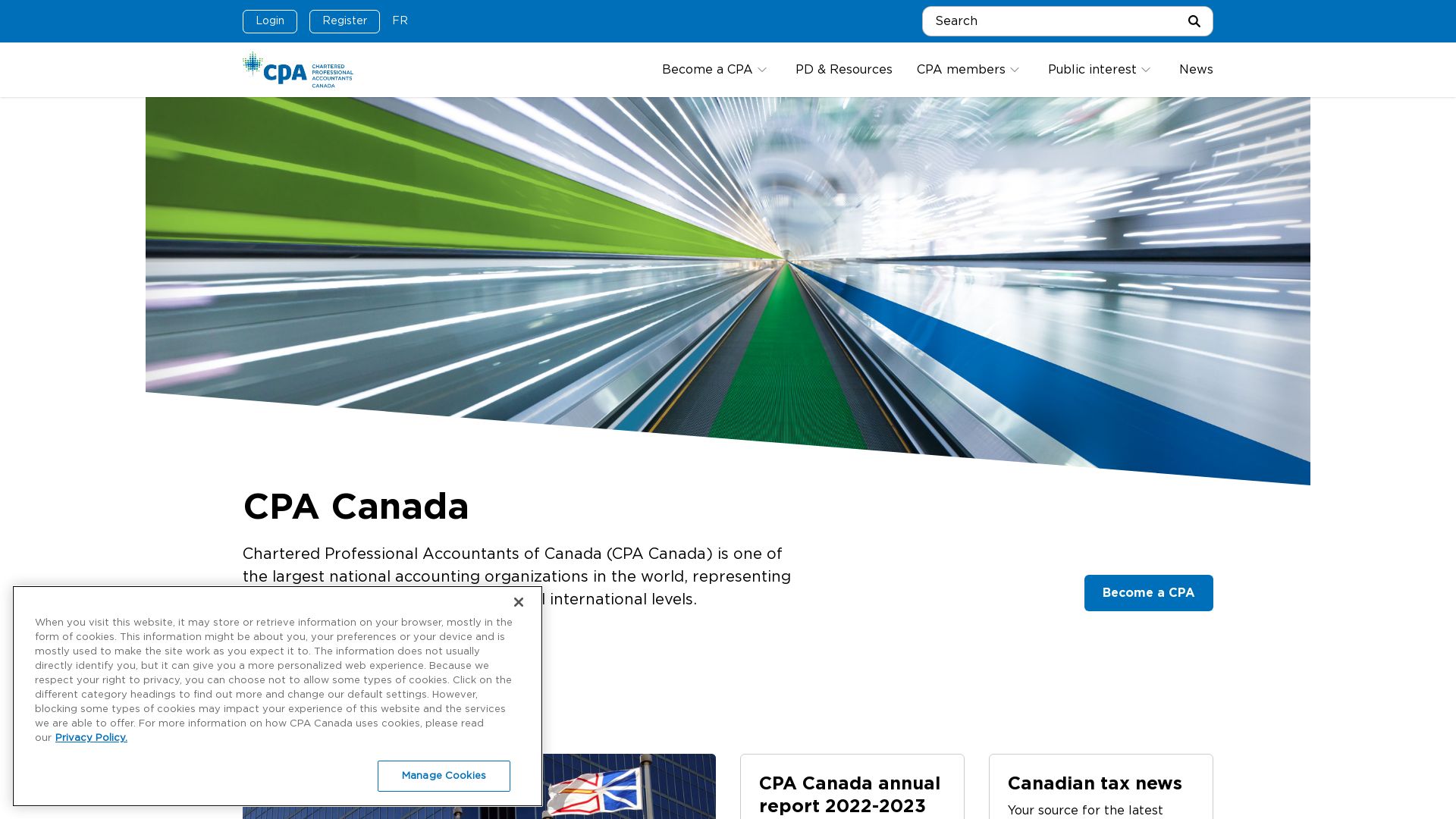 Website status cpacanada.ca is   ONLINE